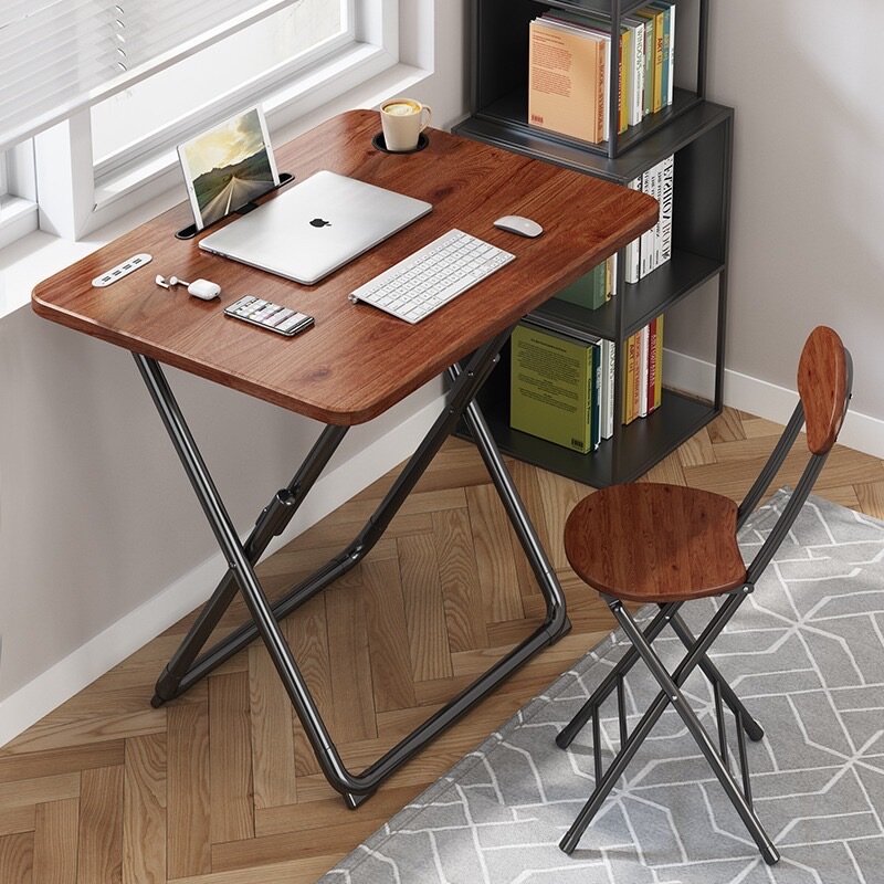 Foldable table and chair