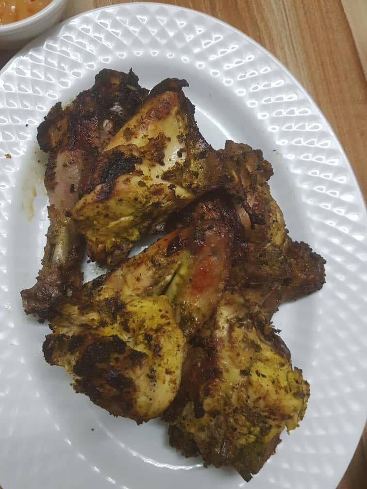 Poulet Grillé, braisé