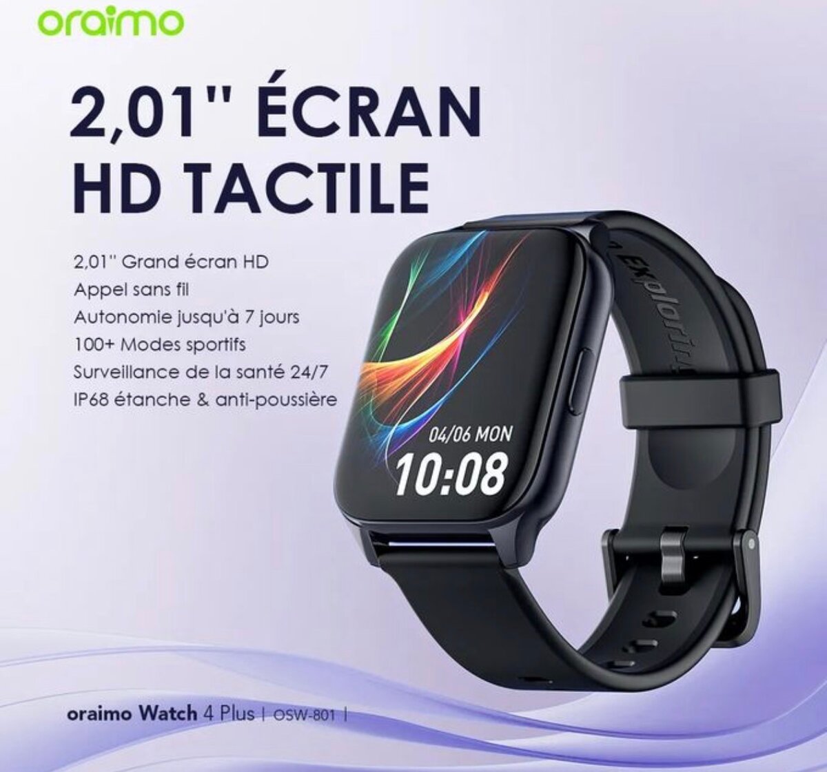 Montre Connectée HD Oraimo