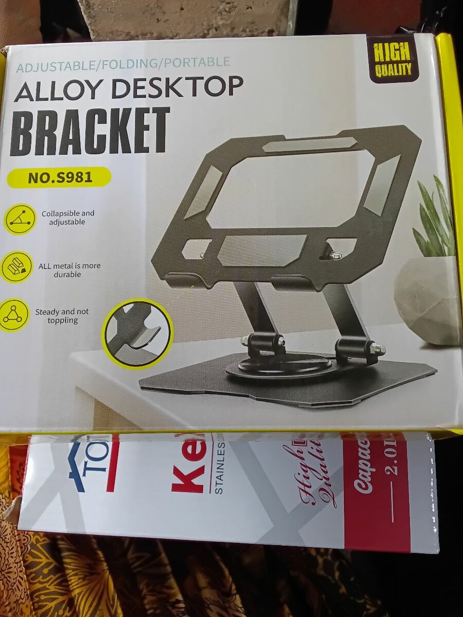 Support de Bureau Réglable en Alliage