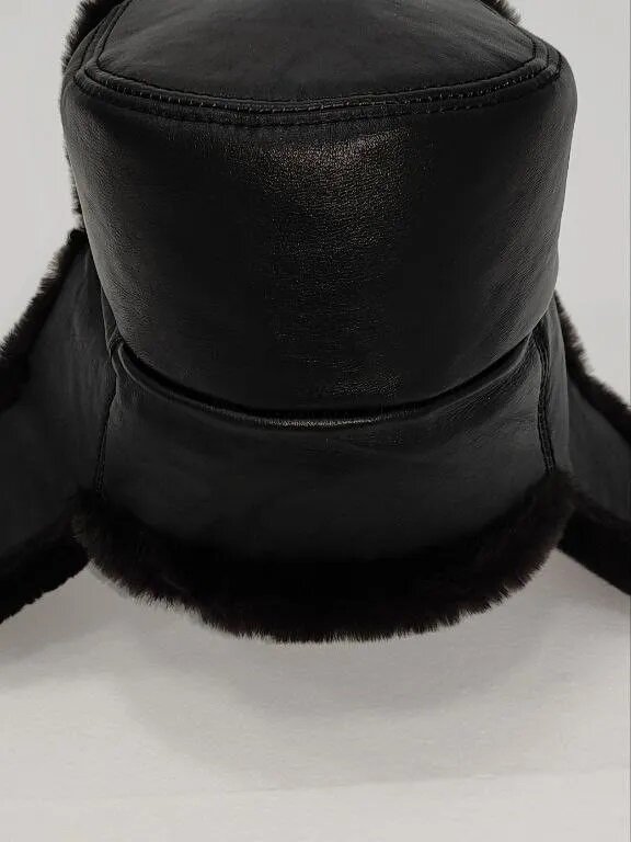 Мужская шапка ушанка модели “Пилот"