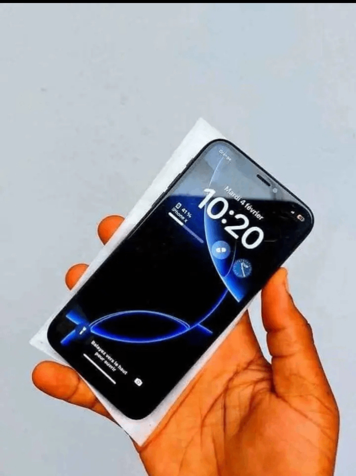 iPhone X modèle élégant noir