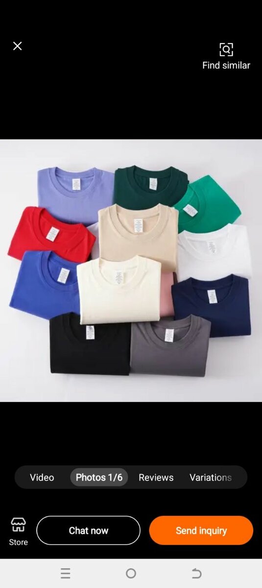 Plain t-shirts