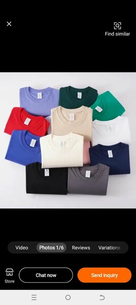 Plain t-shirts