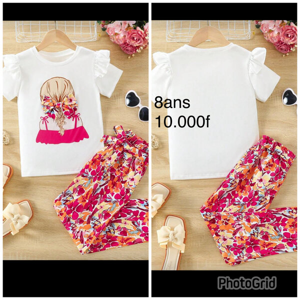 Ensemble enfants été mode