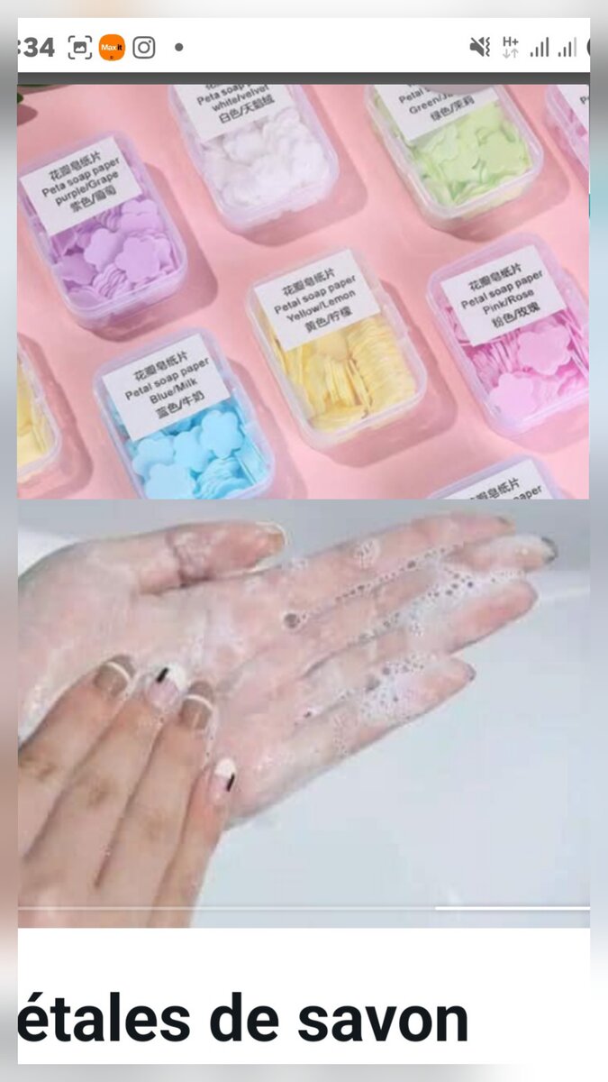 Pétales de Savon Soluble