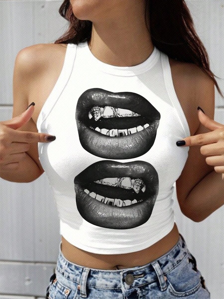 Débardeur Femme Graphique shei