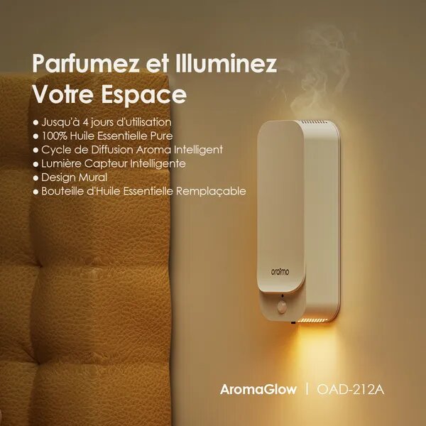 Diffuseur d'Aromathérapie Mural Oraimo