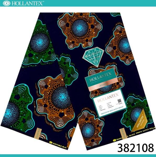 Tissu noir brun vert