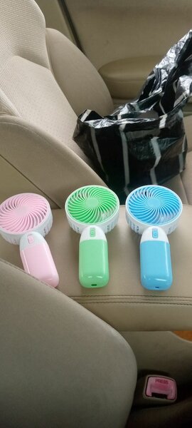 Portable Rechargeable Mini Fans 8hours Battery  Stay Cool An