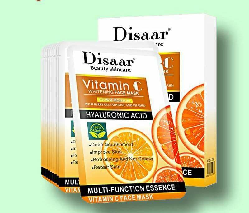 Disaar hyaluronic acid vitamin c Facial masks ( 10 pcs)