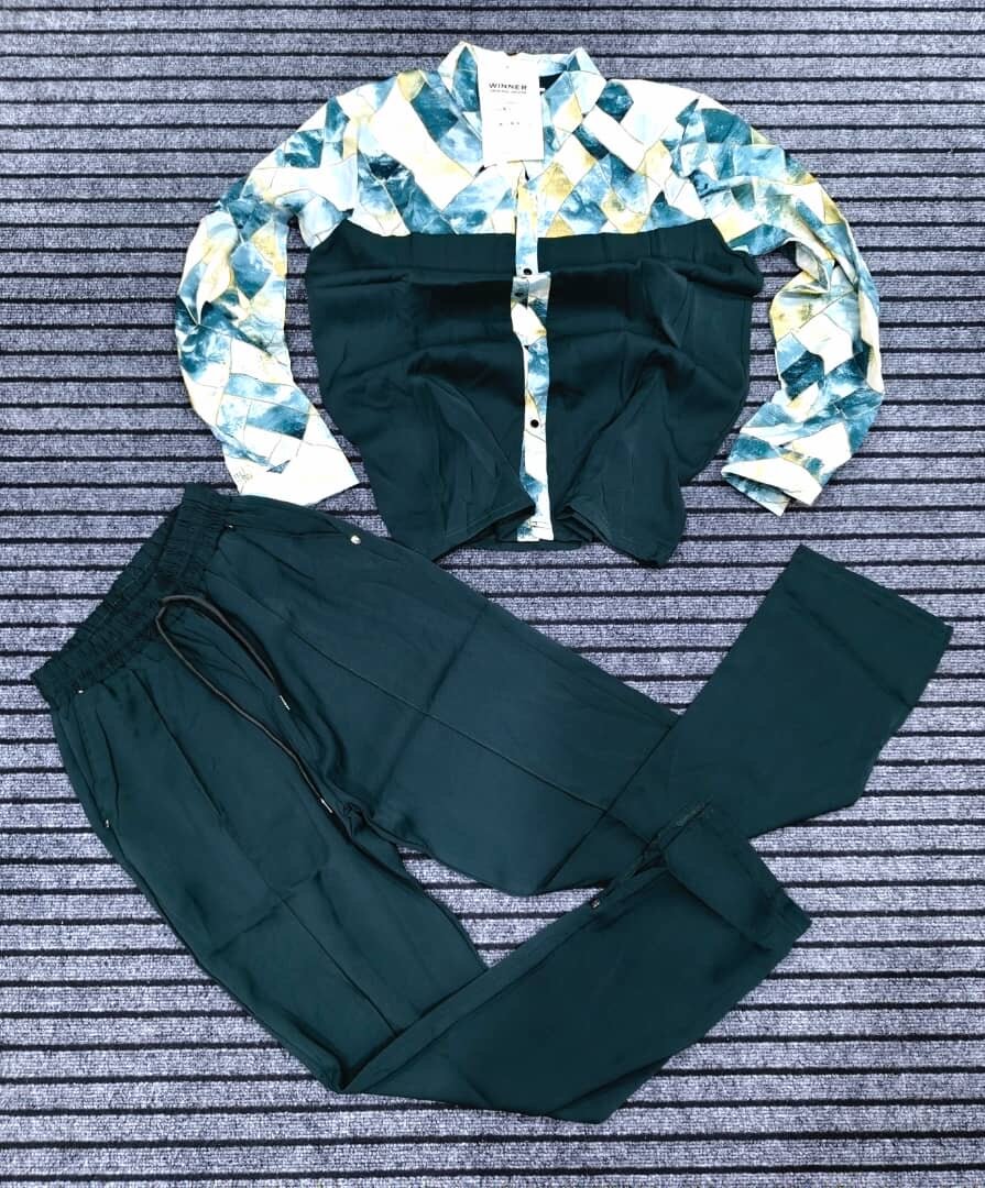 Ensemble, pantalon, chemise