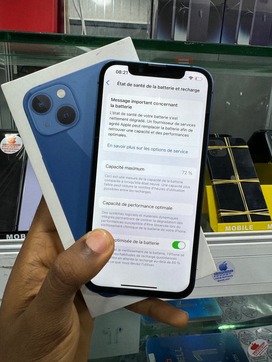 iPhone 13 avec carton