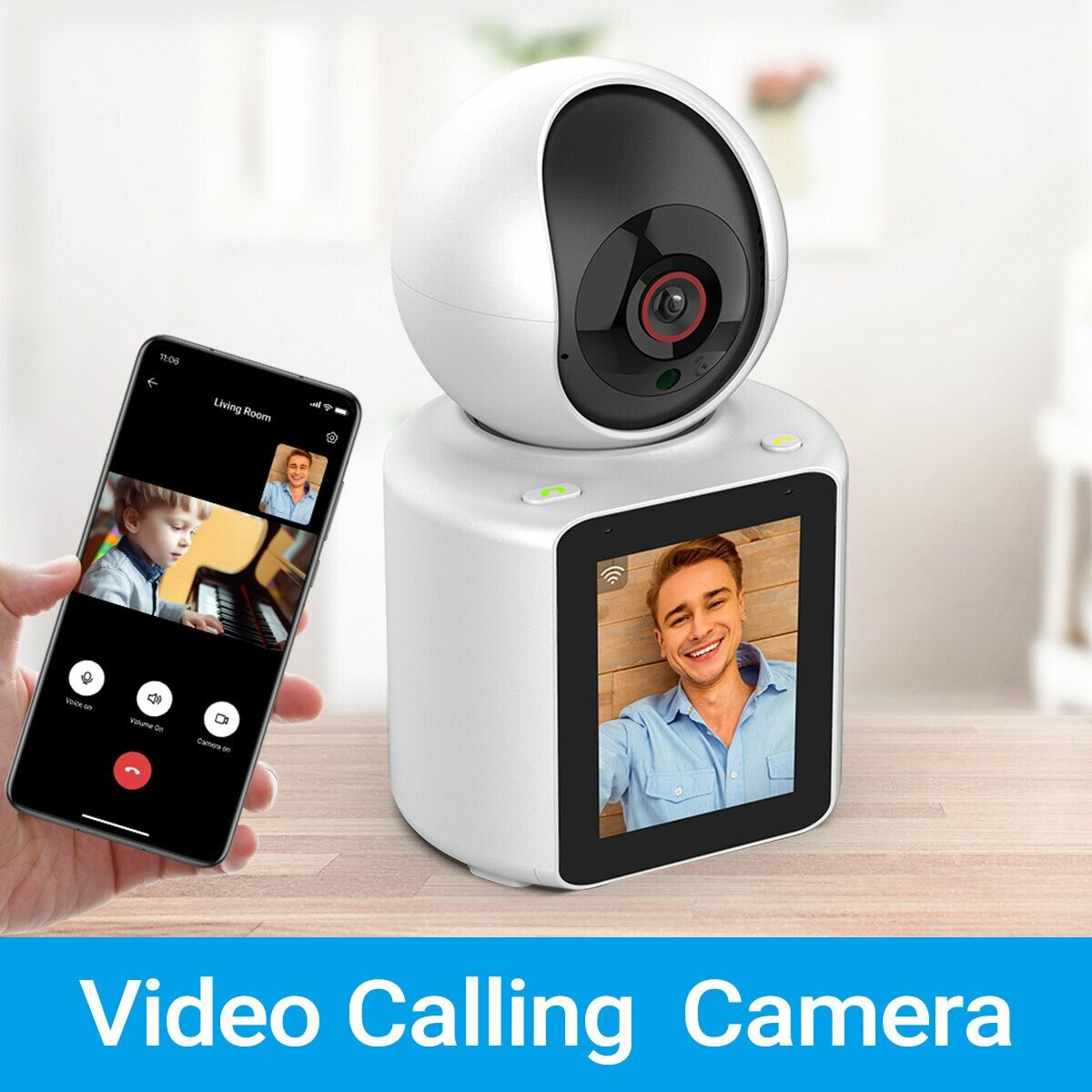 1080 FHD Video Call Security Wifi Camera Indoor Baby1080