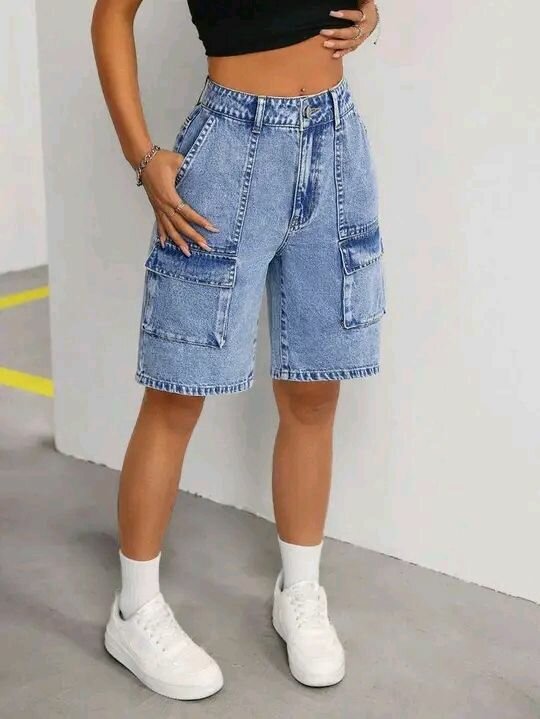 Shorts en jean décontractés