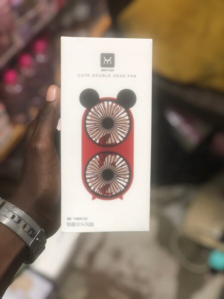 Mini Ventilateur Double Tête Portable