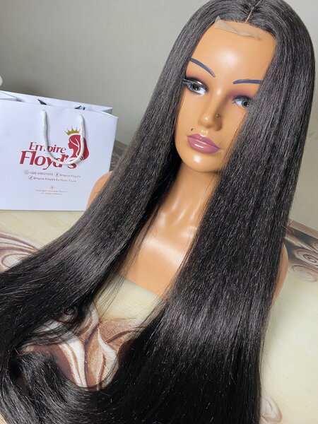 Perruque longue lisse