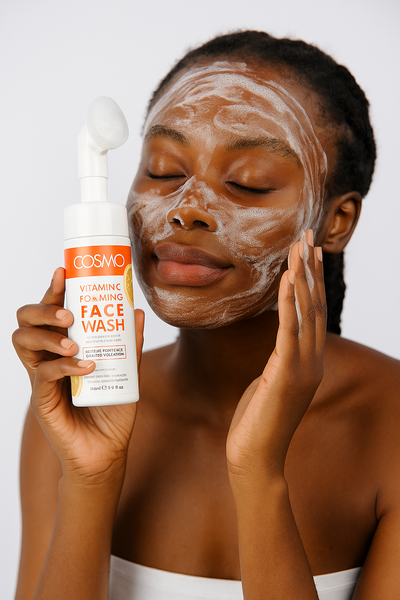 Mousse nettoyante visage Vitamine C