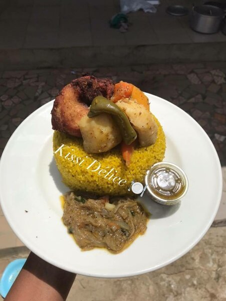 Tchep jaune ( riz au curry)