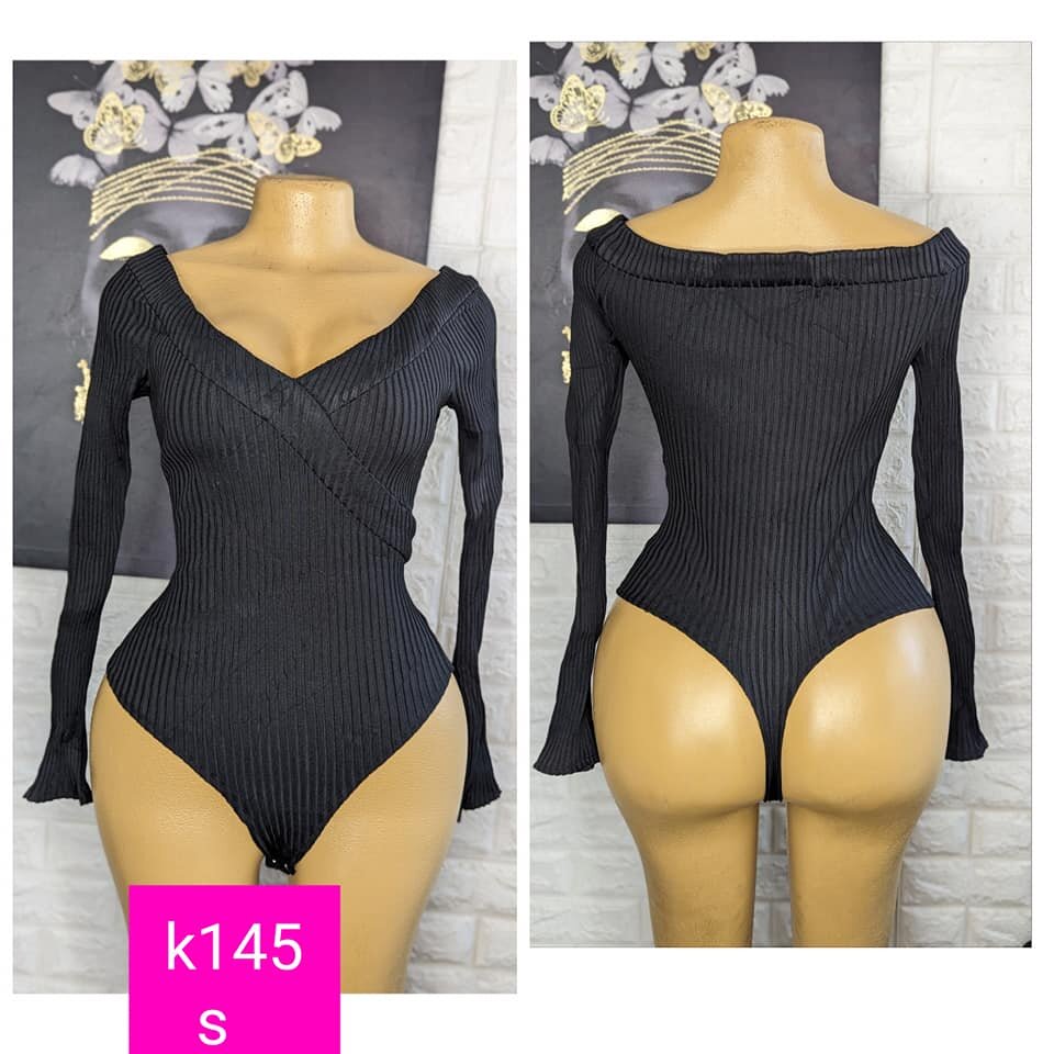 Beautiful and stylish women's bodysuit black