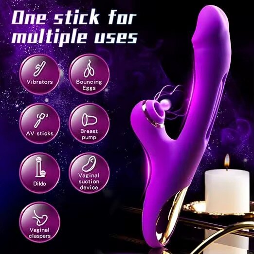 Vibromasseur Multifonction 3-en-1