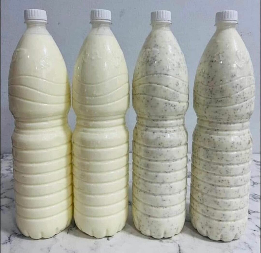 Yaourt naturel et aux graines