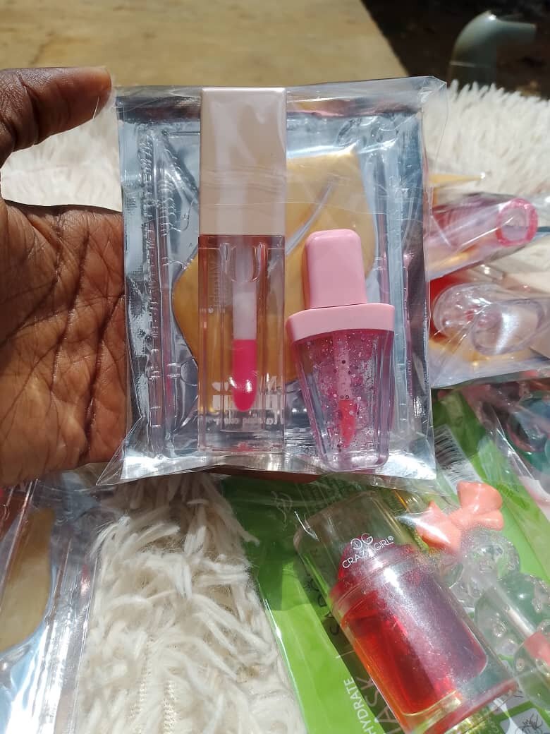 Gloss et masque de lèvres