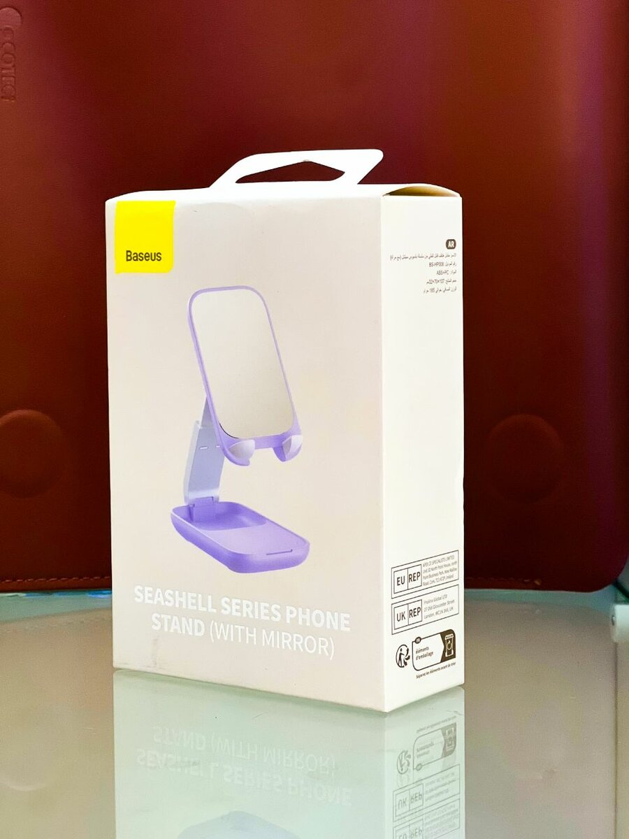 Baseus Seashell Series FoldingPhone Stand Moon With Mirror