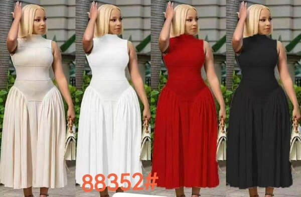 Robe élégante sans manches