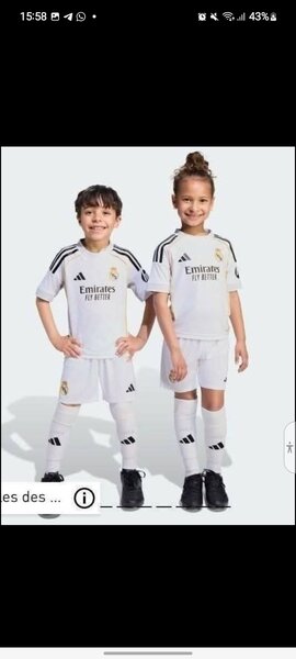 Maillot de football enfant