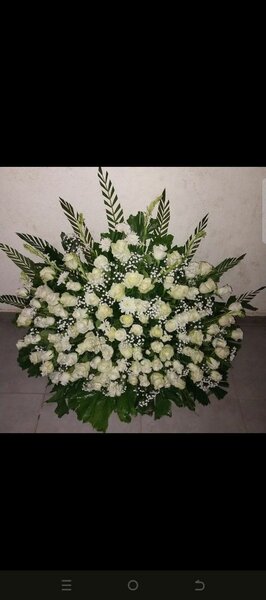 Bouquet de fleurs blanches