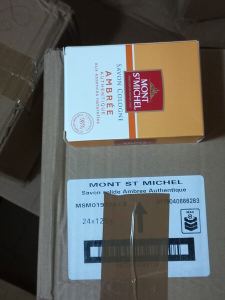 Savon St Michel Ambre x 24