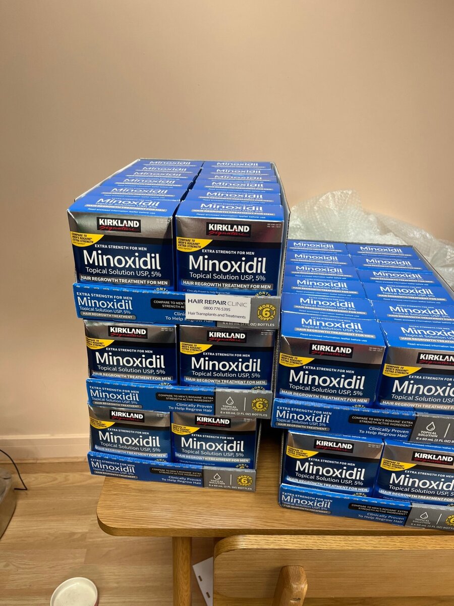 Box of Kirkland Minox for HAIR