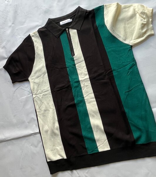 Men's Striped Polo Shirt