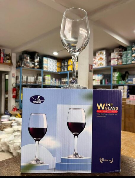 Verres à vin élégants 6pcs