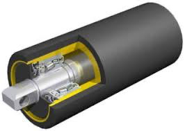 Резиновые конвейерные ролики.