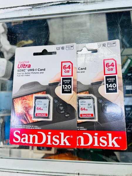 Sandisk Carte mémoire 64GB SD Ultra SDXC classe 10 - UHS-I F