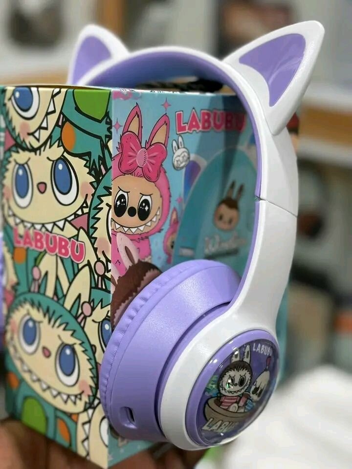 Casque enfant oreilles chat