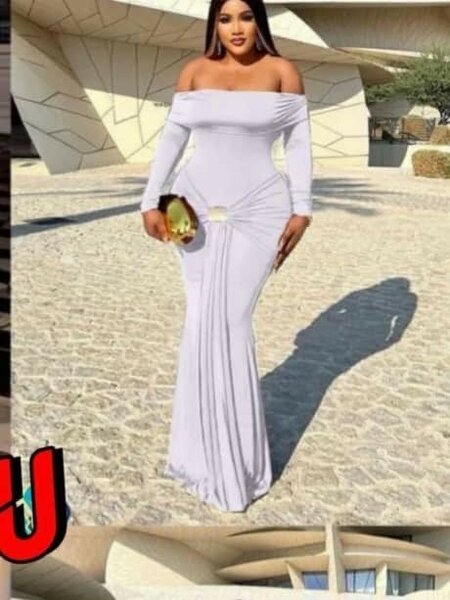 Robe Longue Épaules Dénudées