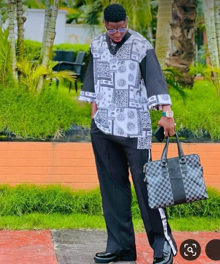 short-sleeved shirt and trouse