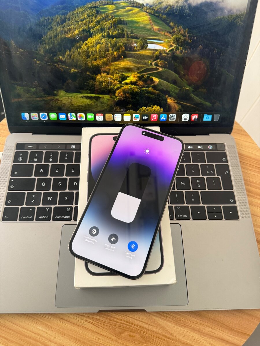 iPhone 14 pro Max dos fissuré