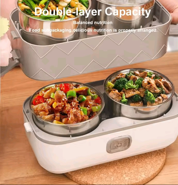 Boîte à lunch électrique étagée