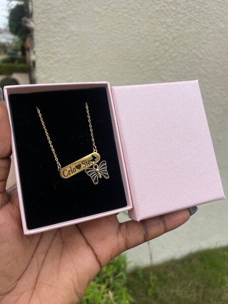 Collier Papillon Personnalisé