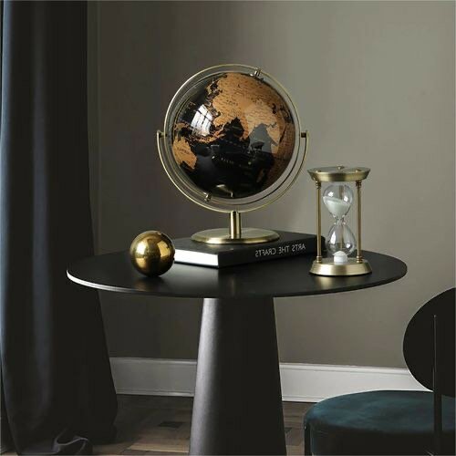 Desktop Globe Ornaments, Retro Map Globe, Geographical Globe