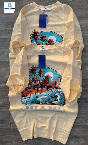 T-shirts graphiques pour hommes 'MIAMI'