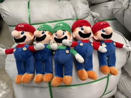 Peluches Sonic, Mario, Pikachu