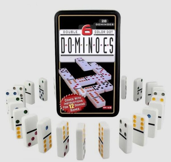 Jeu de dominos colorés