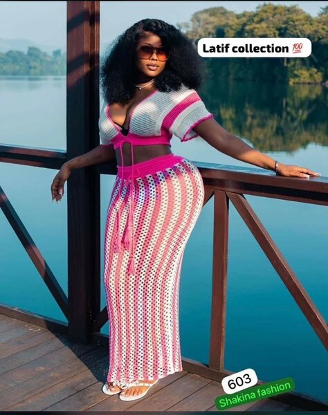 Robe crochet été femme