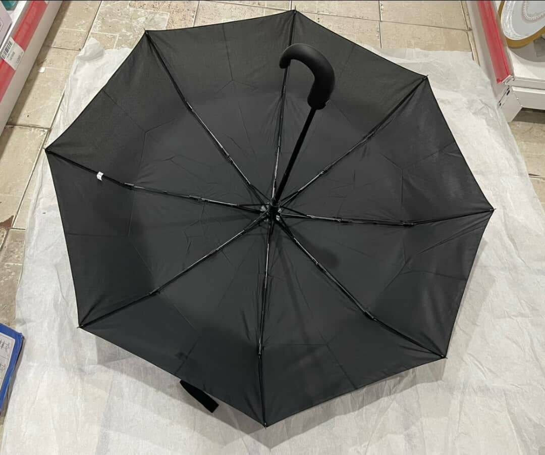 Parapluie Compact Noir Résistant