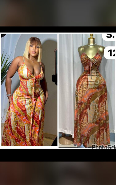 Robe Maxi Élégante Imprimée